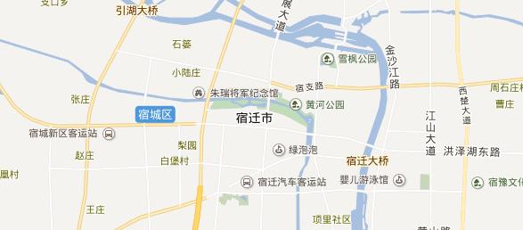 宿遷地圖